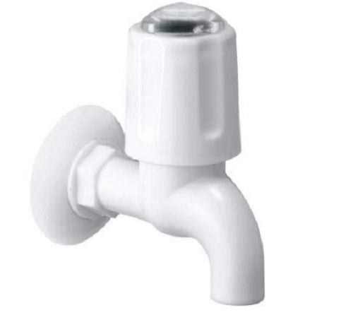 21 X 5 X 5 Cm Wall Mounted Satin Finish Round Hdpe Plastic Water Tap