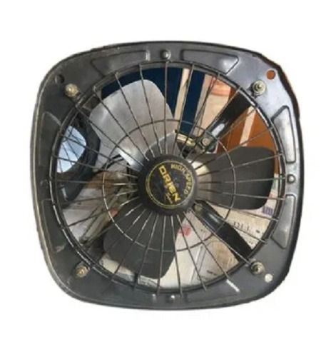 Black 2500 Rpm Speed 3 Blades Iron Electrical Wall Mounted Exhaust Fan