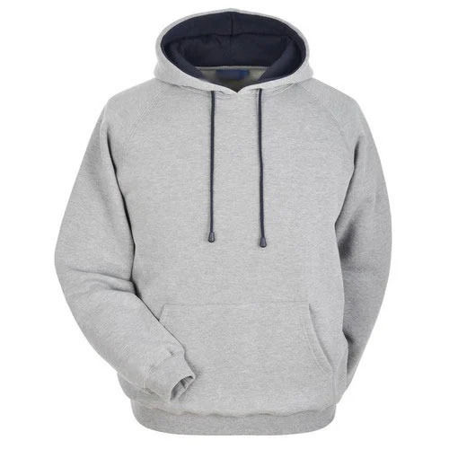 Casual Wear Full Sleeves Woolen Hoodie With Double Pocket For Men Chest Size: Na