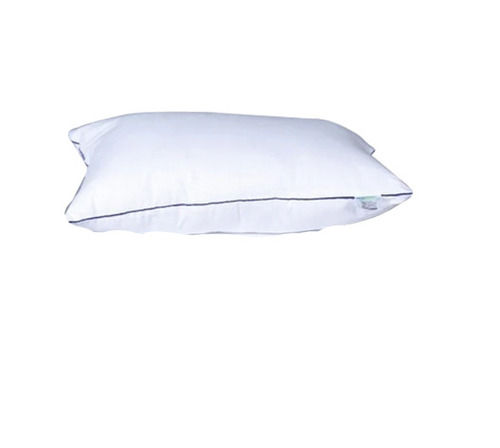 White Hollow Fiber Filling Rectangle Cotton Plain Bed Pillow