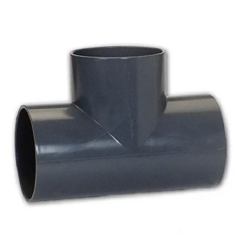 Grey Female Round Smooth Hdpetee For Pipe Fittings