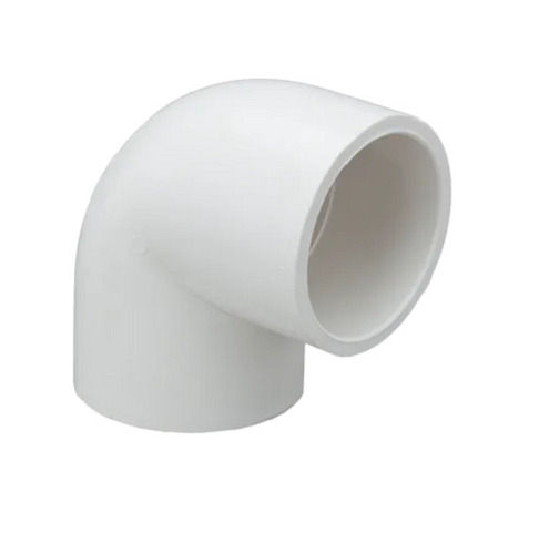 White Female Connections Round Plastic Threaded Elbow 