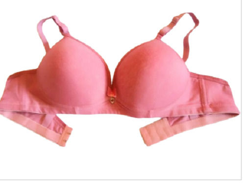 Pink 34 B Plain Cotton Padded Bra For Girls at Best Price in Indore