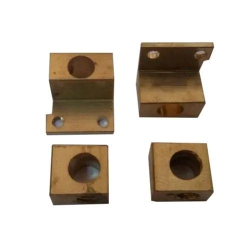 Golden Polished Brass Mcb Connector For Electrical Use