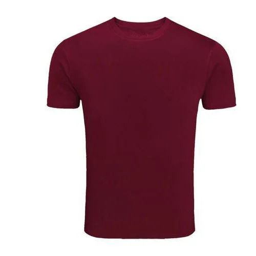 Short Sleeves O Neck Daily Wear Cotton T Shirt For Mens