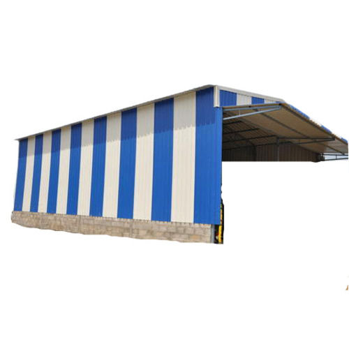 4 Mm Thick Rectangle Color Steel Corrugated Industrial Roofing Shed