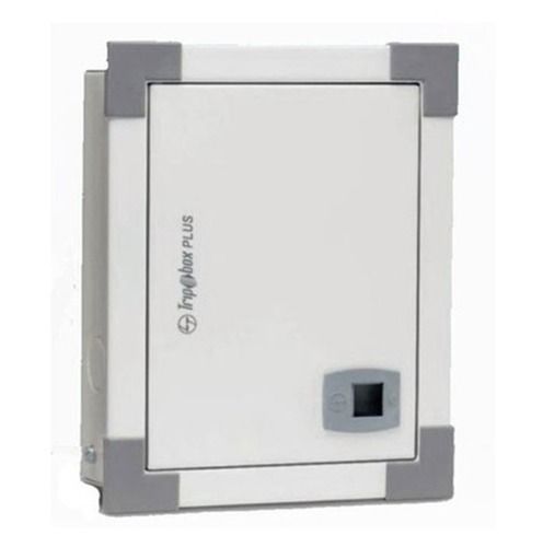 Gray 6.3 Mm Thick Rectangular Stainless Steel Mcb Distribution Box