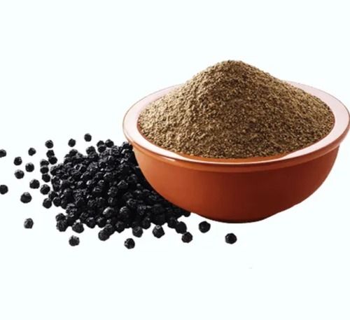 Earthy Hot Taste Pure And Dried Fine Ground Black Pepper Powder
