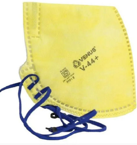 Yellow Reusable Polyester N 95 Mask For Protecting From Virus And Dust