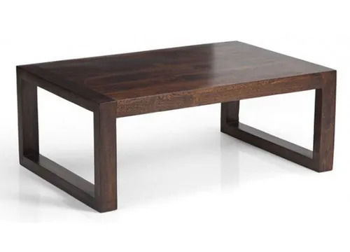 110x 50x40 Cm Polished Finished Rectangular Plain Solid Wooden Table