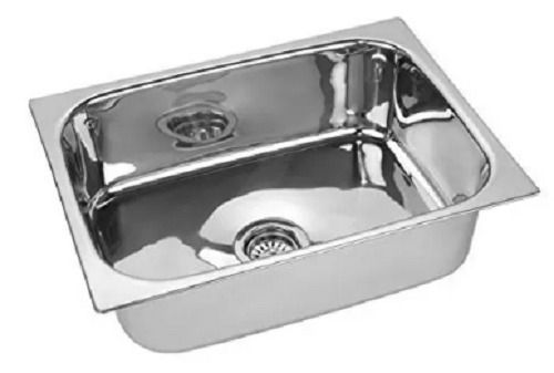 24 X18 Inch Rectangular Polished Stainless Steel Wall Mounted Kitchen Sink