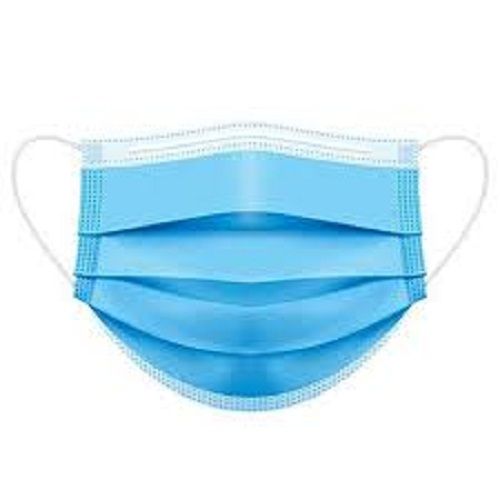 3 Ply Disposable Non-Woven Fabric Face Mask With Stretching Ear Loop