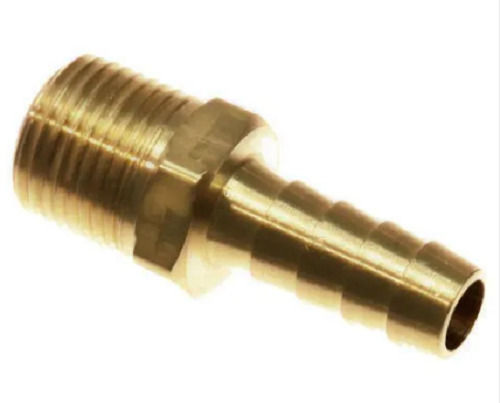 Golden 5 Inch Long Round Female Connection Round Brass Hose Nipple