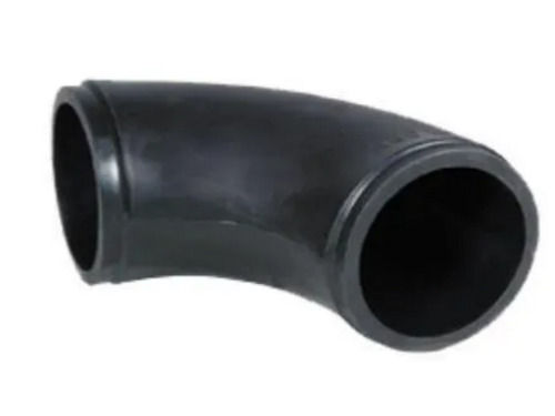 Black 5 Mm Thick And 9 Inches Long Round Polished Hdpe Pipe Elbow