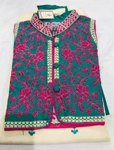 56X36 Inches Full Sleeves Stitched Washable Polyester Printed Ladies Jacket Suit For All Season  Age Group: 18 Years Above