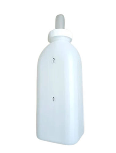 White Rectangular Modern Design Fabricated Food Grade Calf Milk Feeding Bottle