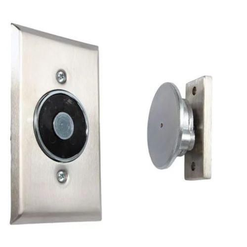 Sliver Rectangular Polished Surface Modern Design Steel Electro Magnetic Door Holder