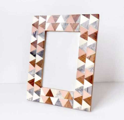 Rectangular Shape Wooden Photo Frame For Home Decoration