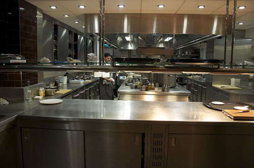 service counter for hotel kitchen 