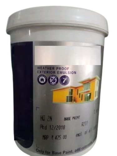 Smooth Texture And Water Dissolve Color Pigmented Paint Application: Industrial