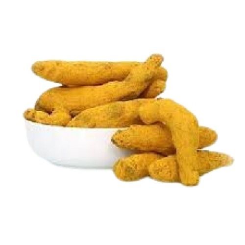 Solid Yellow B Grade Dried Polished Turmeric Finger