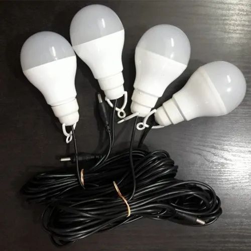 Plastic Warm White Led Bulb For Home And Office