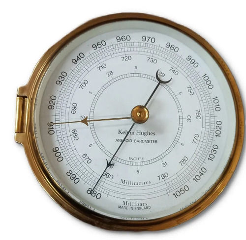 Brown 0.67-67.1 Mph Test Speed Lightweight 2 Voltage Atmospheric Pressure Barometer