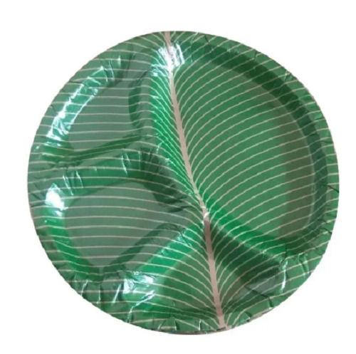 Green 10 Inch 100% Biodegradable Use And Throw Disposable Round Plates