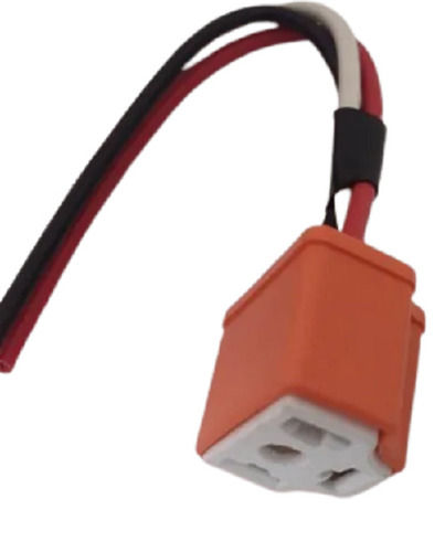 Orange 12 Volt And 3 Pin Plastic Rectangular Manual Head Light Holders