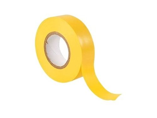 Yellow 33 Meter X 9 Mm 0.125 Mm Thick Single Sided Pvc Electrical Insulation Tape