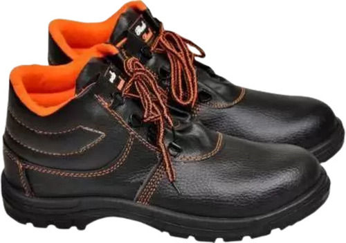 450 Gram Eva Outsole Steel Toe Medium Heel Leather Men Safety Shoe