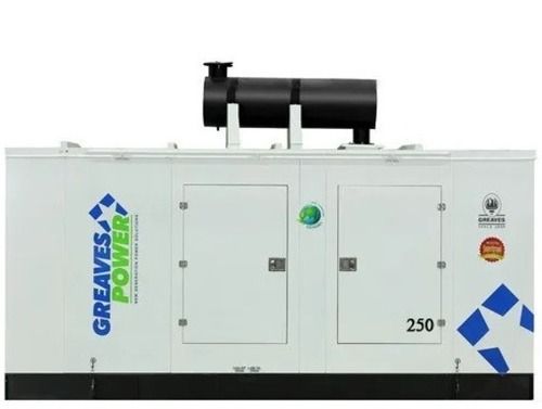 White 4500X1800X2200 Mm 250 Kva 480 Voltage Three Phase 1500 Rpm Diesel Generator