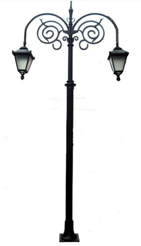 Black 5 Meter Height 400 Volts 1200 Watts Lighting Pole 4000K Color Temperature