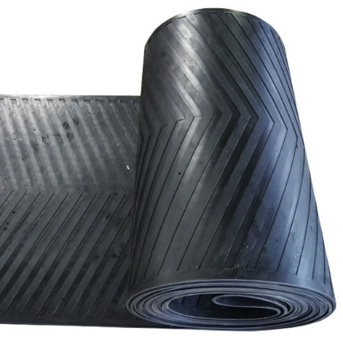 Black 50X50X1 Meter 12 Mm Thick Fire Resistant Flat Rubber Conveyor Belt