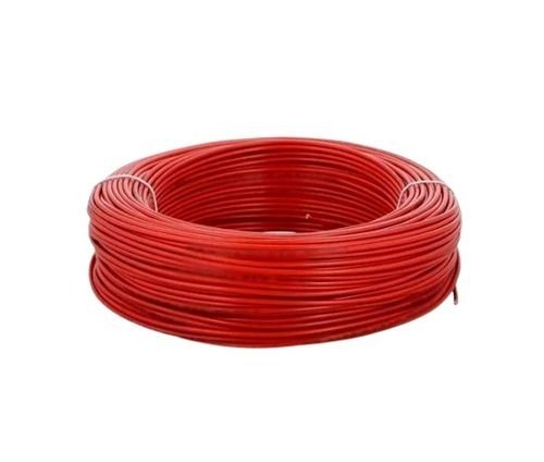 Red 90 Meter 220 Volt Polyvinyl Chloride Coated Copper Electrical Wire 