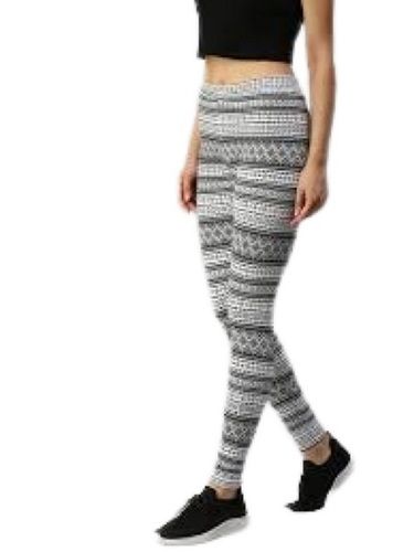 Grey Ladies Modern Comfortable Breathable Casual Wear Printed Pattern  Cotton Legging at Best Price in Chennai