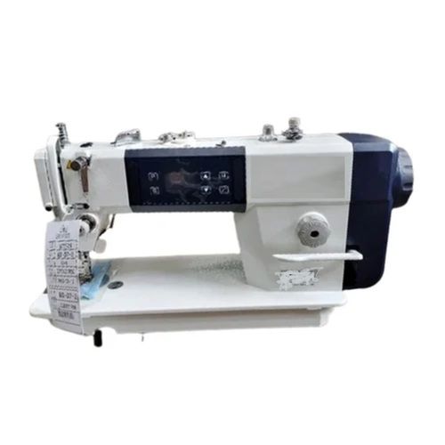 Silver Manual Operated Electric Direct Drive Single Needle Sewing Machine