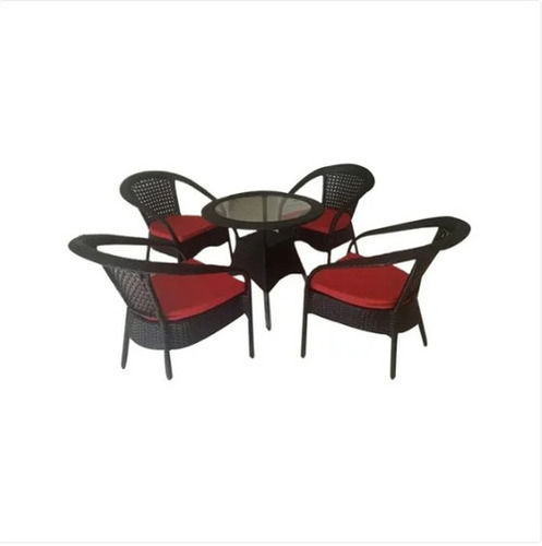 Modern Pp Wicker Outdoor Furniture Chair Table Set For Garden