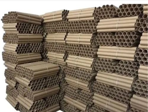 Plain Round Brown Paper Tubes, Available In Different Sizes