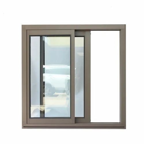 Rectangular Aluminium Glass Sliding Window For Home/Office Usage