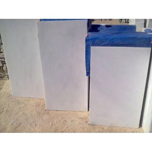 Rectangular Shape White Marble For Floor And Slab Use