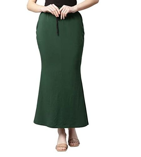 Green Ribbons Fish Cut Shape Quick Dry And Washable Cotton Ladies Petticoat