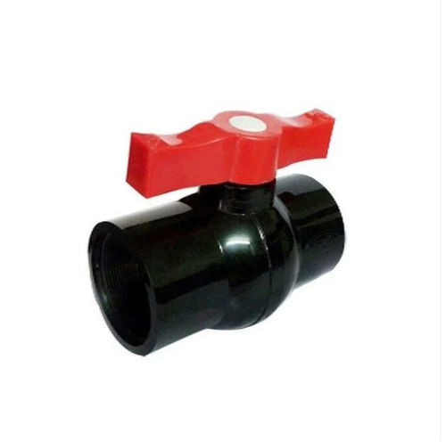 Black Water Media Smooth Surface Control Structure Short Handle Pvc Ball Valve