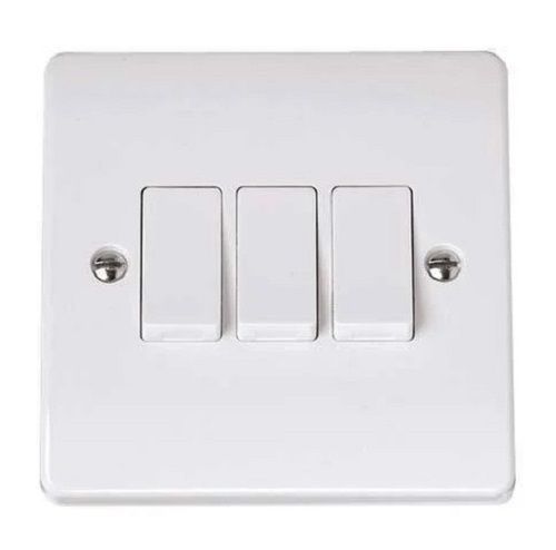 White 10 X 10 Inch 240 Volt Plastic Electric Switch