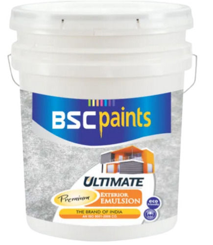 20 Liter 9% Moisture High Gloss Wear Resistance Exterior Emulsion Paint Application: Domestic And Commercial