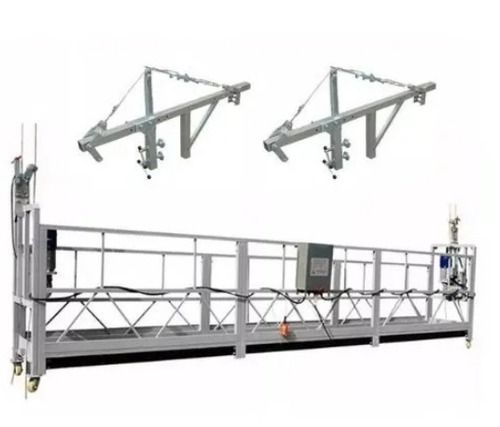 250 Kilogram Load Capacity Galvanized Ropes Suspended Platform Application: Construction