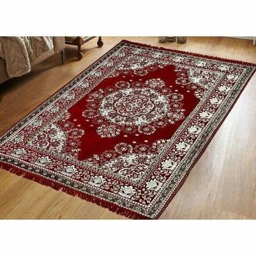 Attractive Design Rectangular Shape 5x7 Feet Cotton Carpet