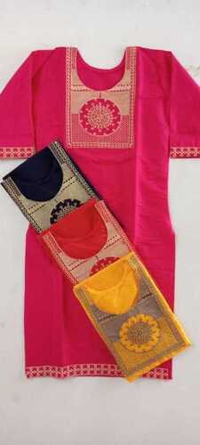 Cotton Printed Stitched Formal Wear Ladies Kurti, Available In Different Colors