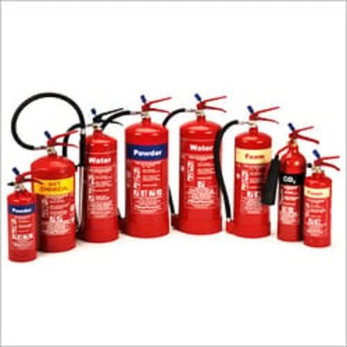 Red Fire Extinguishers Cylinder For School, Malls And Office Use