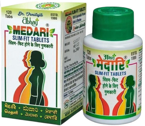 Medari Slim Fit Herbal Tablets Pack Of 120 Tablets  Age Group: For Adults